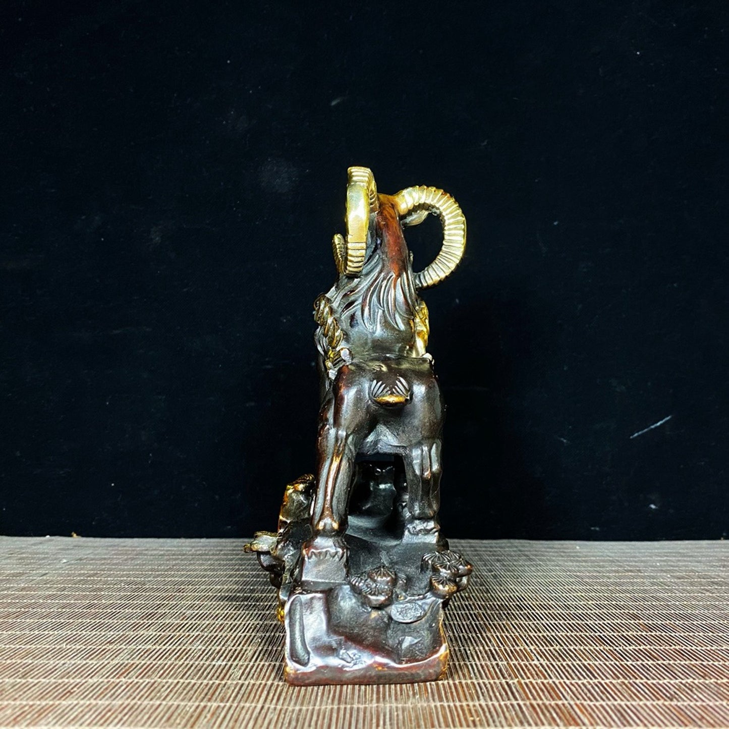 Pure copper gilded gold attracts wealth and treasure sheep