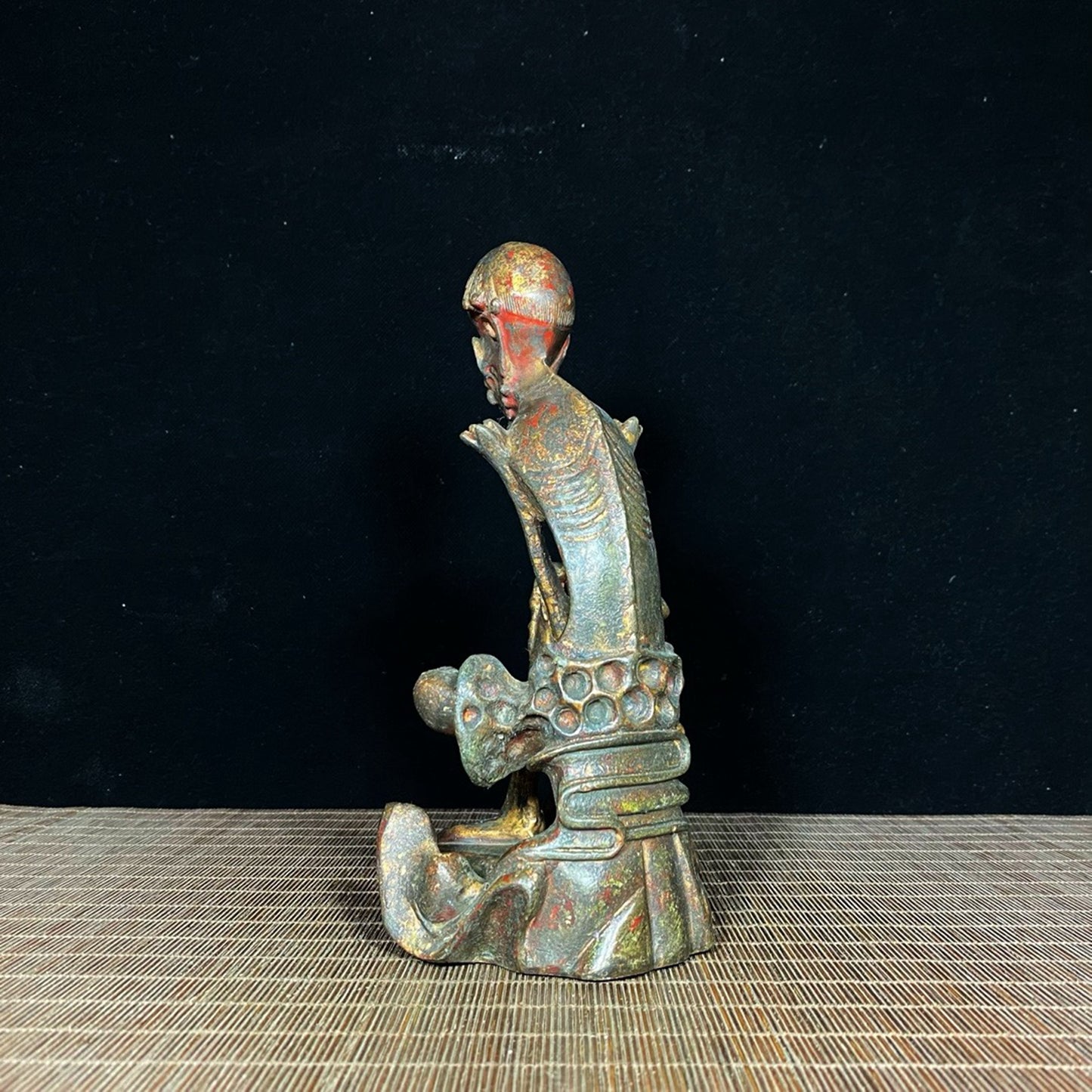 Old Bronze Embryo, Mud Gold, Thin Bones, Arhat Dharma Patriarch