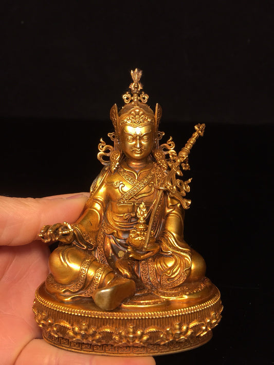 Master of Chinese Antique Pure Copper Lotus Peanuts