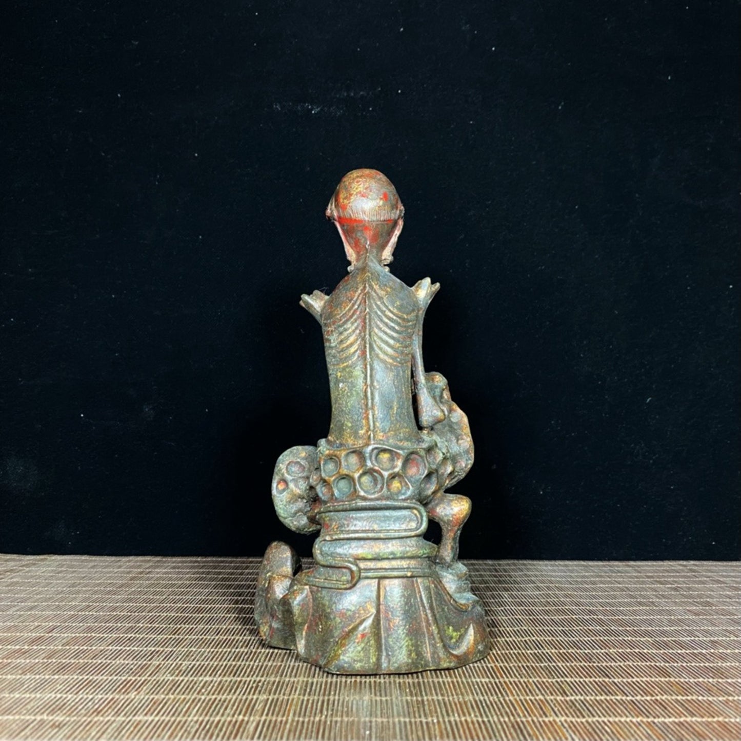 Old Bronze Embryo, Mud Gold, Thin Bones, Arhat Dharma Patriarch