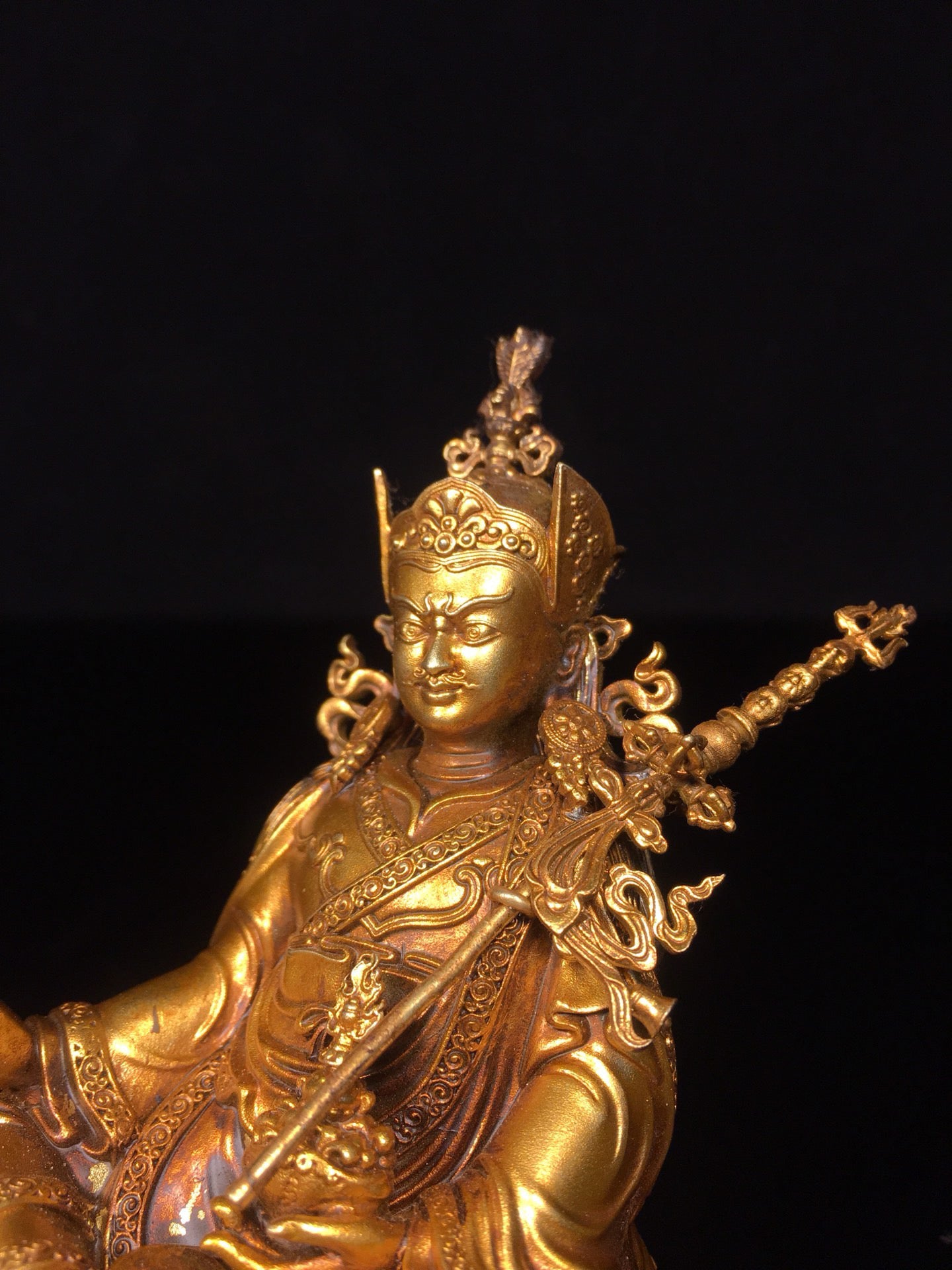 Master of Chinese Antique Pure Copper Lotus Peanuts