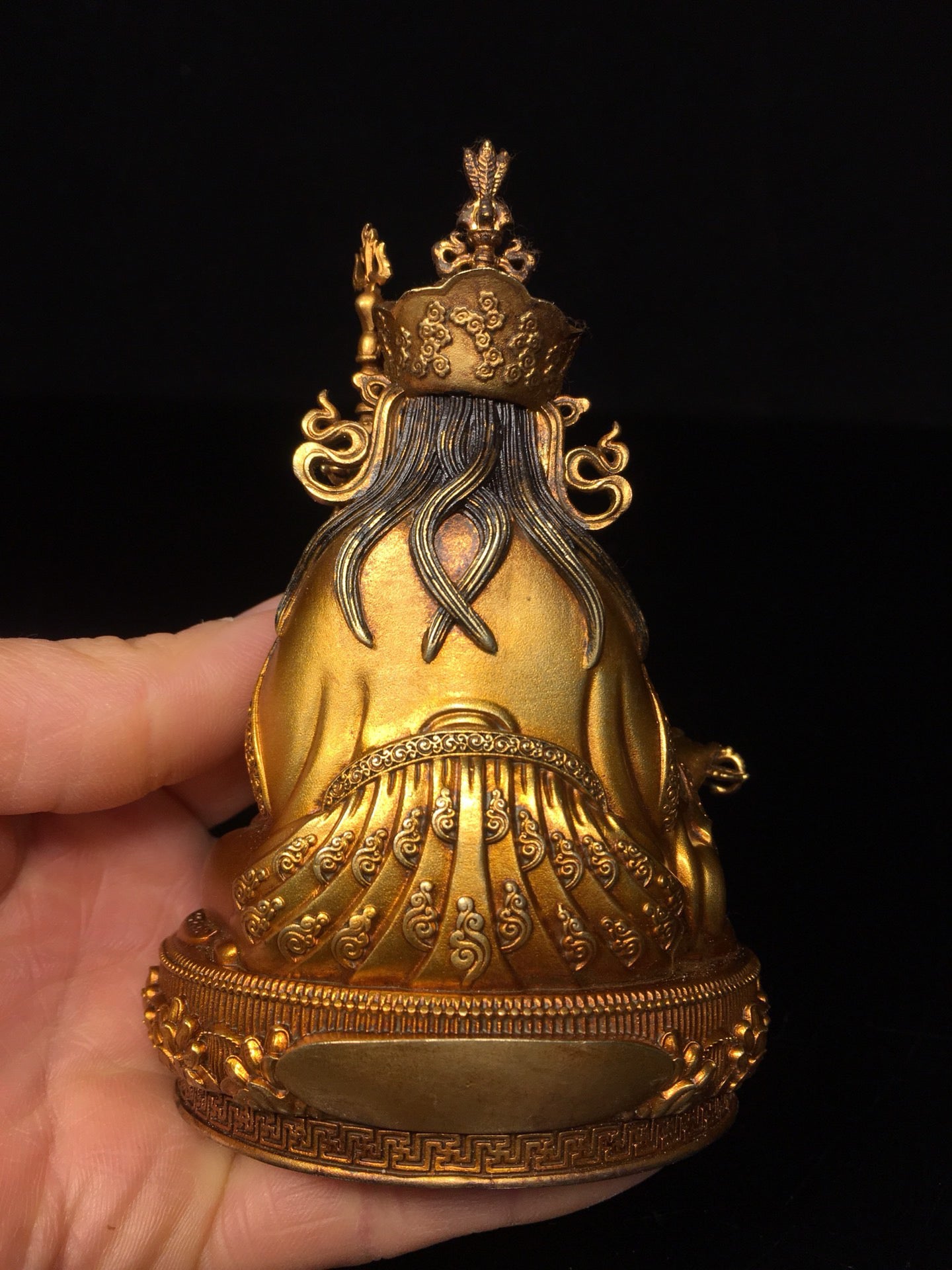 Master of Chinese Antique Pure Copper Lotus Peanuts