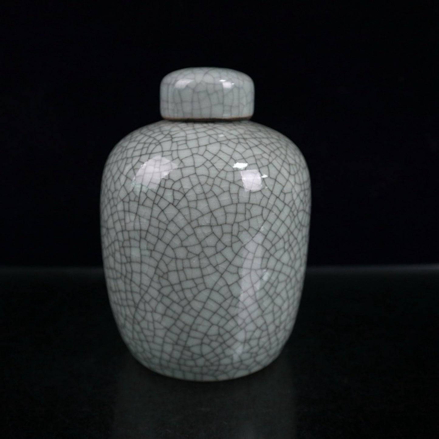 Open lid jar