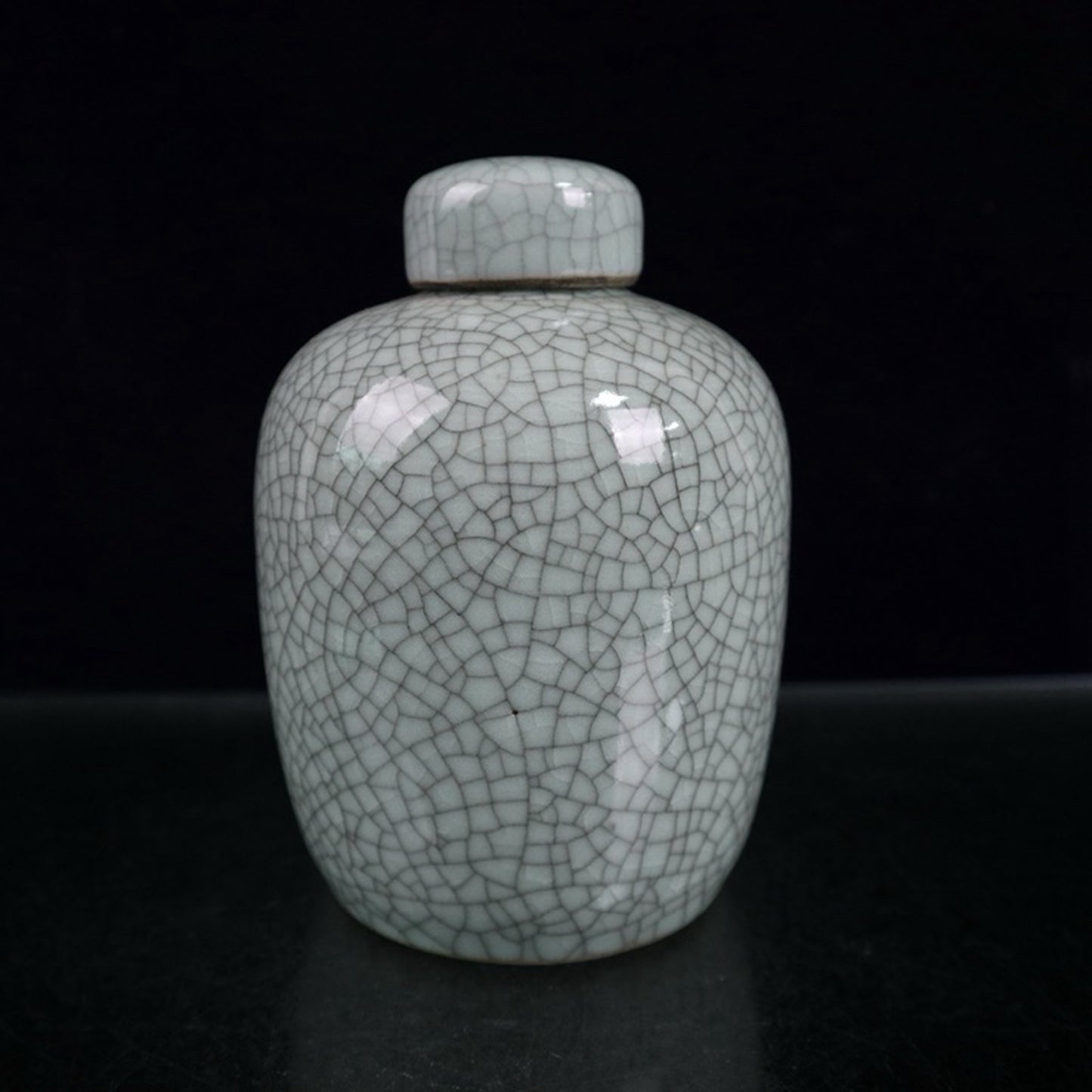 Open lid jar