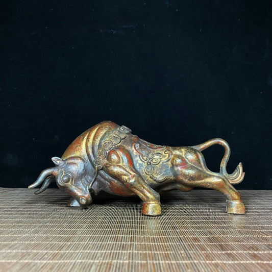Old Copper Fetal Mud Gold Bull