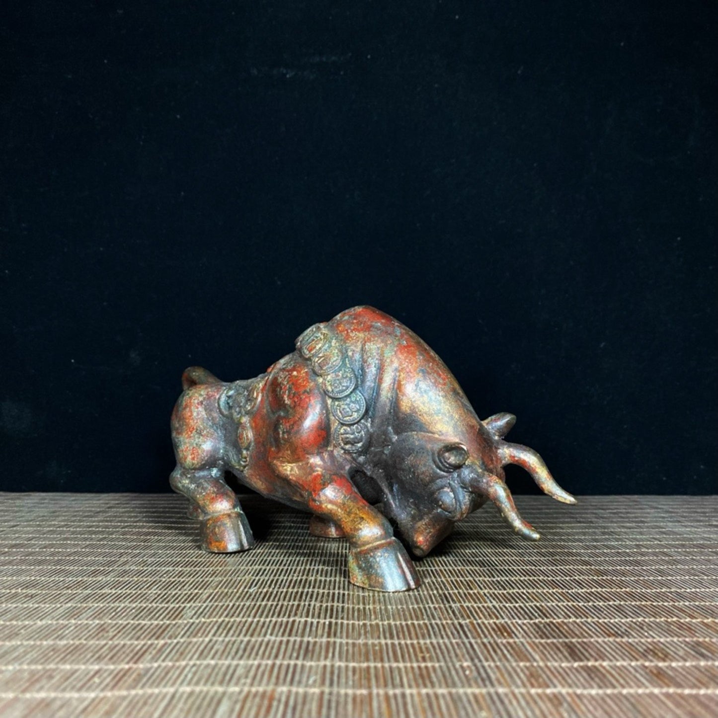 Old Copper Fetal Mud Gold Bull