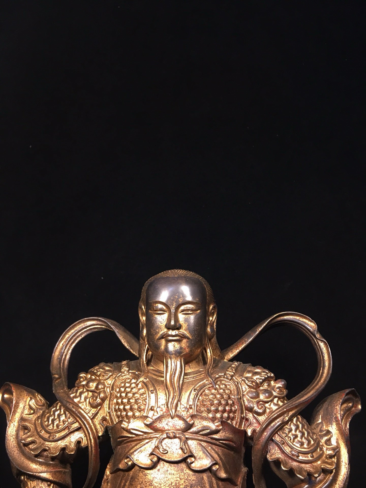 Chinese Antique Pure Copper Xuanwu Emperor