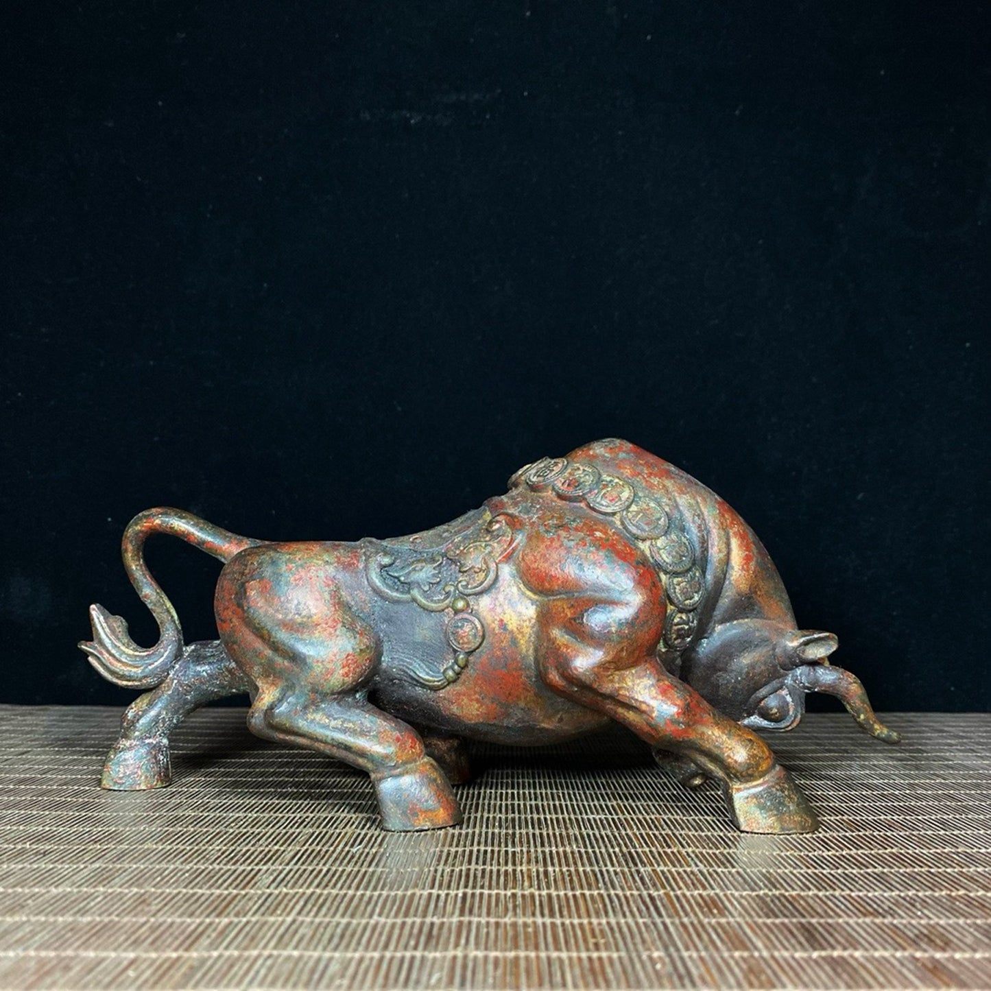 Old Copper Fetal Mud Gold Bull