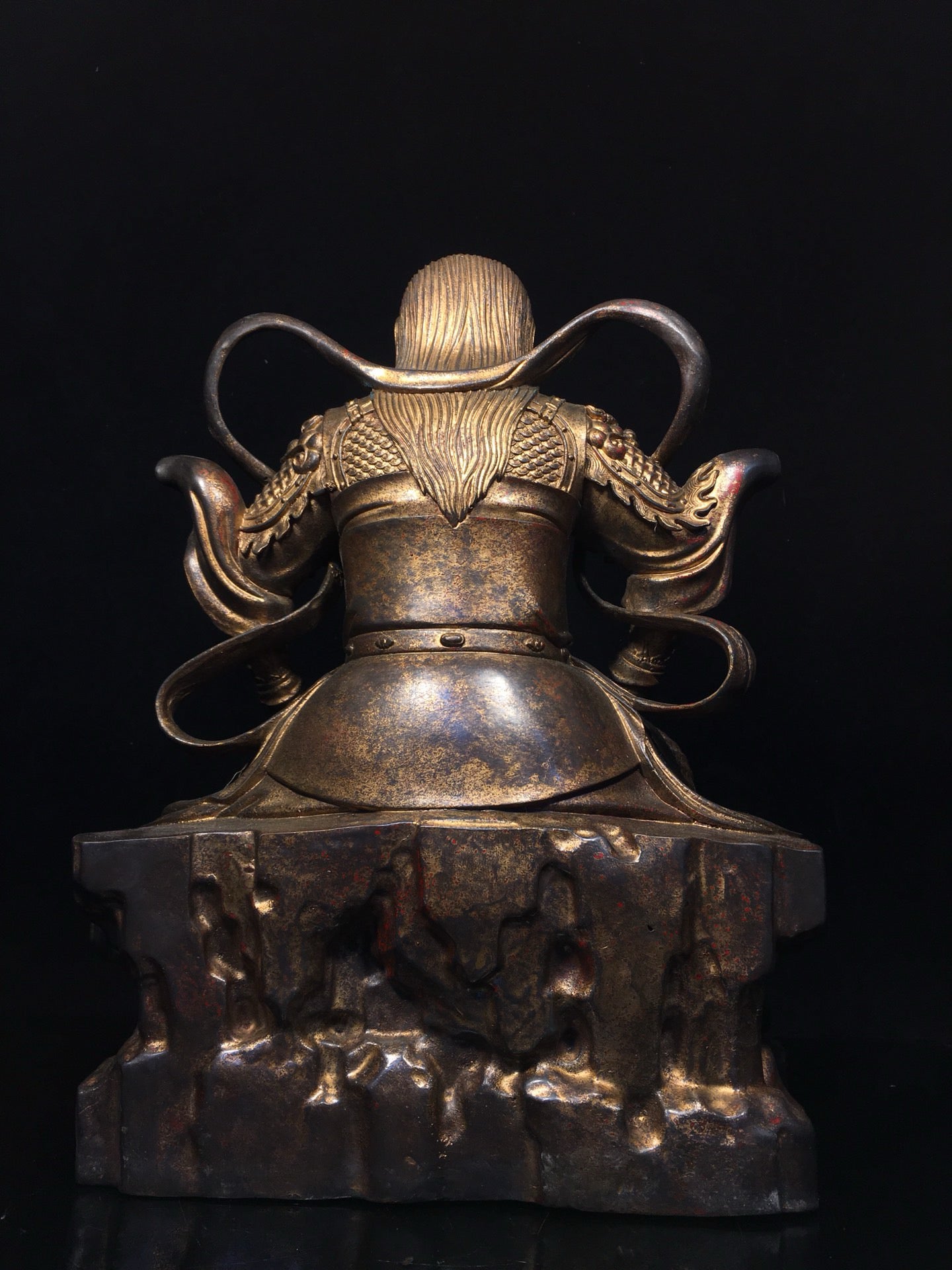 Chinese Antique Pure Copper Xuanwu Emperor