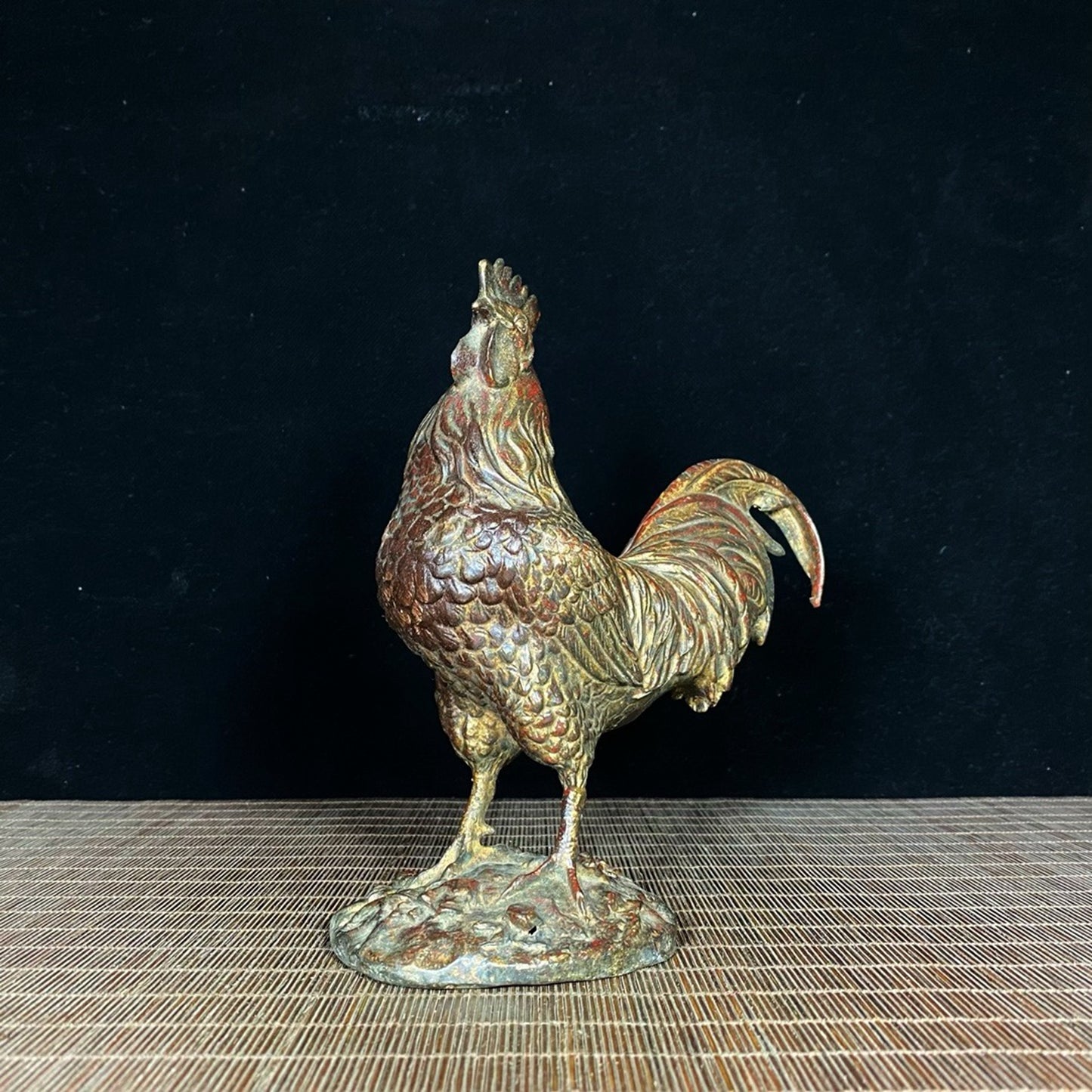 Old Copper Fetal Mud Gold Big Rooster