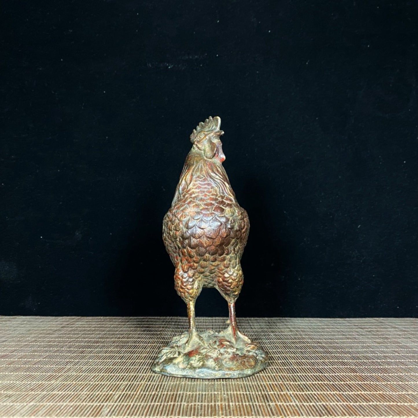 Old Copper Fetal Mud Gold Big Rooster