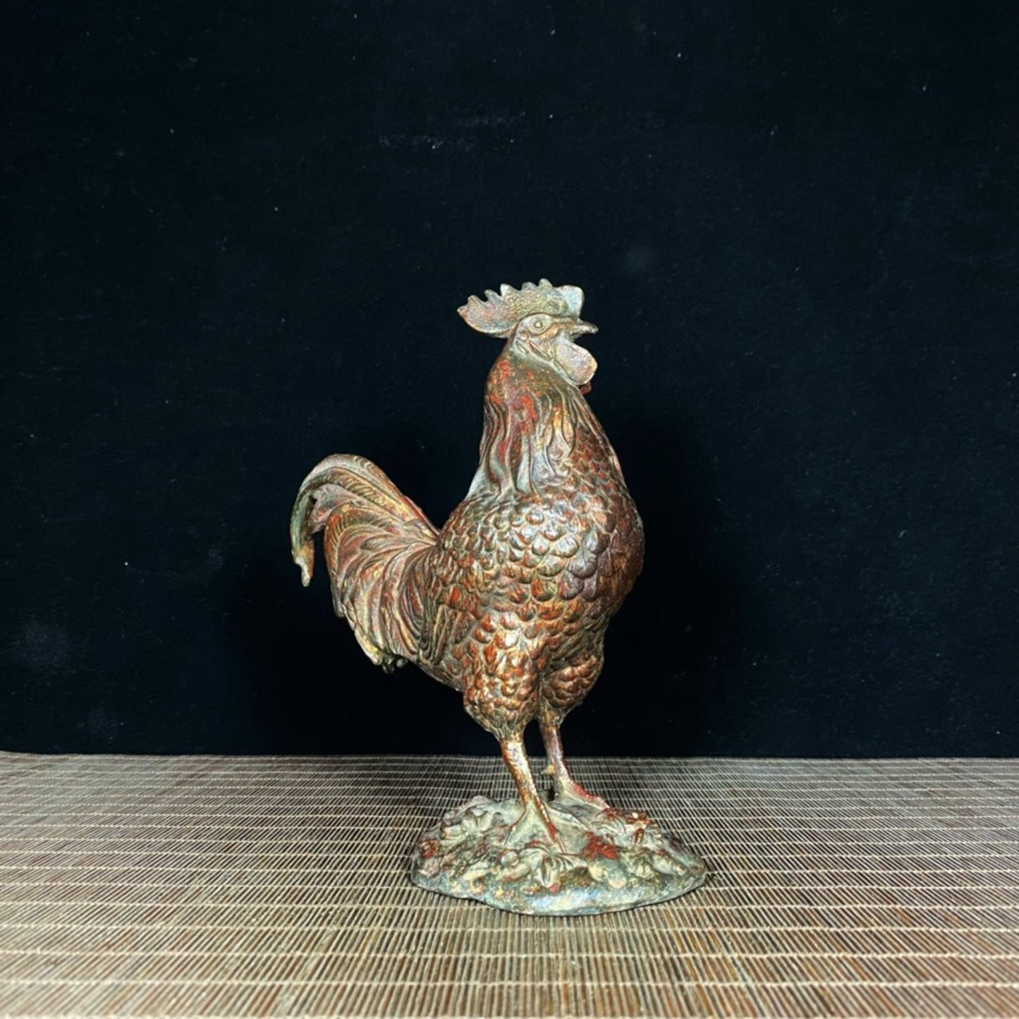 Old Copper Fetal Mud Gold Big Rooster