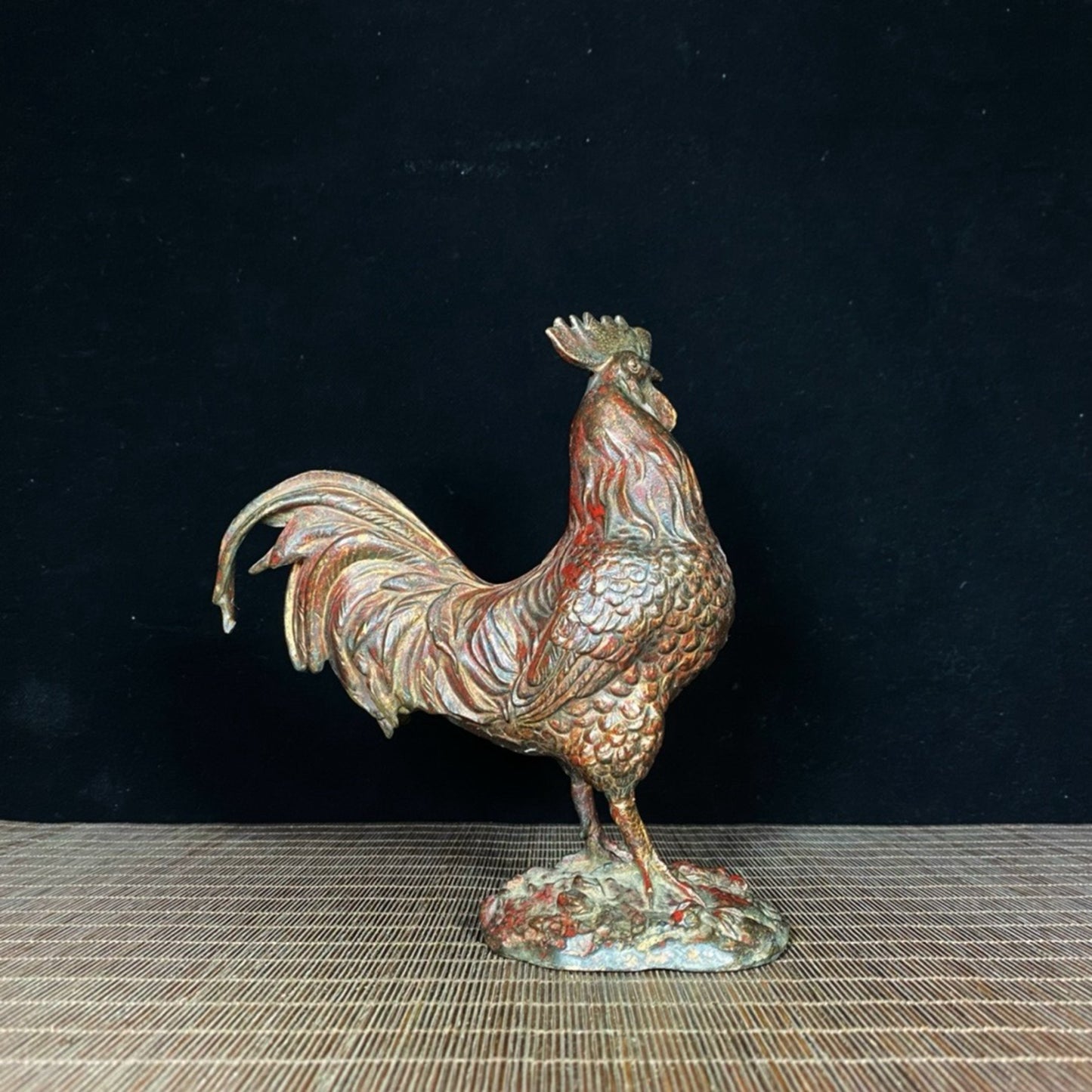 Old Copper Fetal Mud Gold Big Rooster