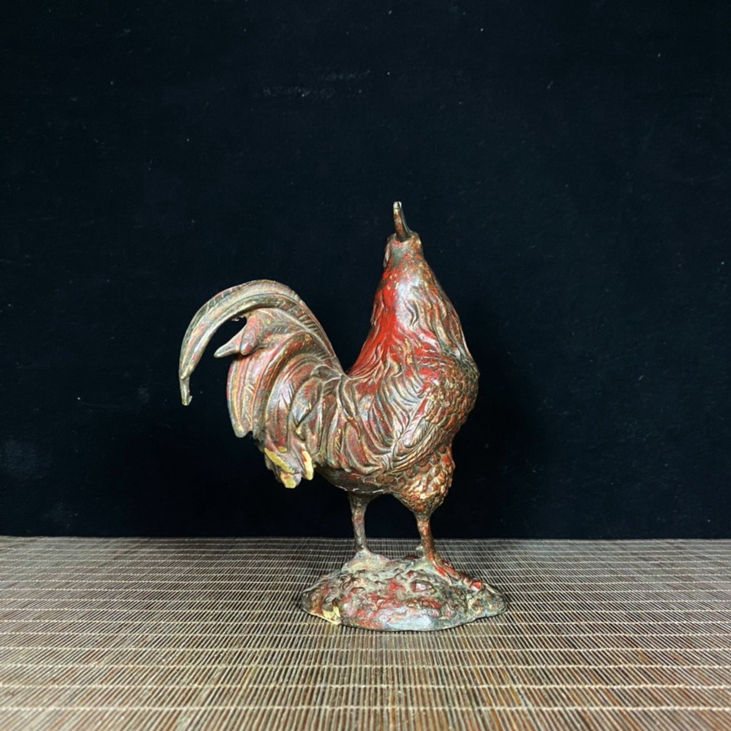 Old Copper Fetal Mud Gold Big Rooster