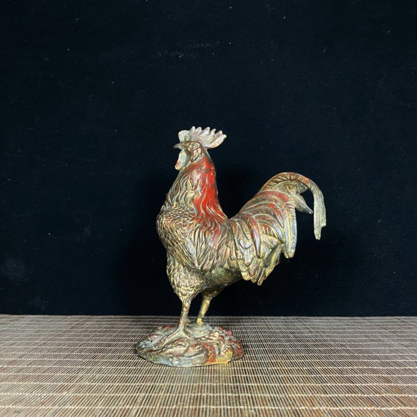 Old Copper Fetal Mud Gold Big Rooster