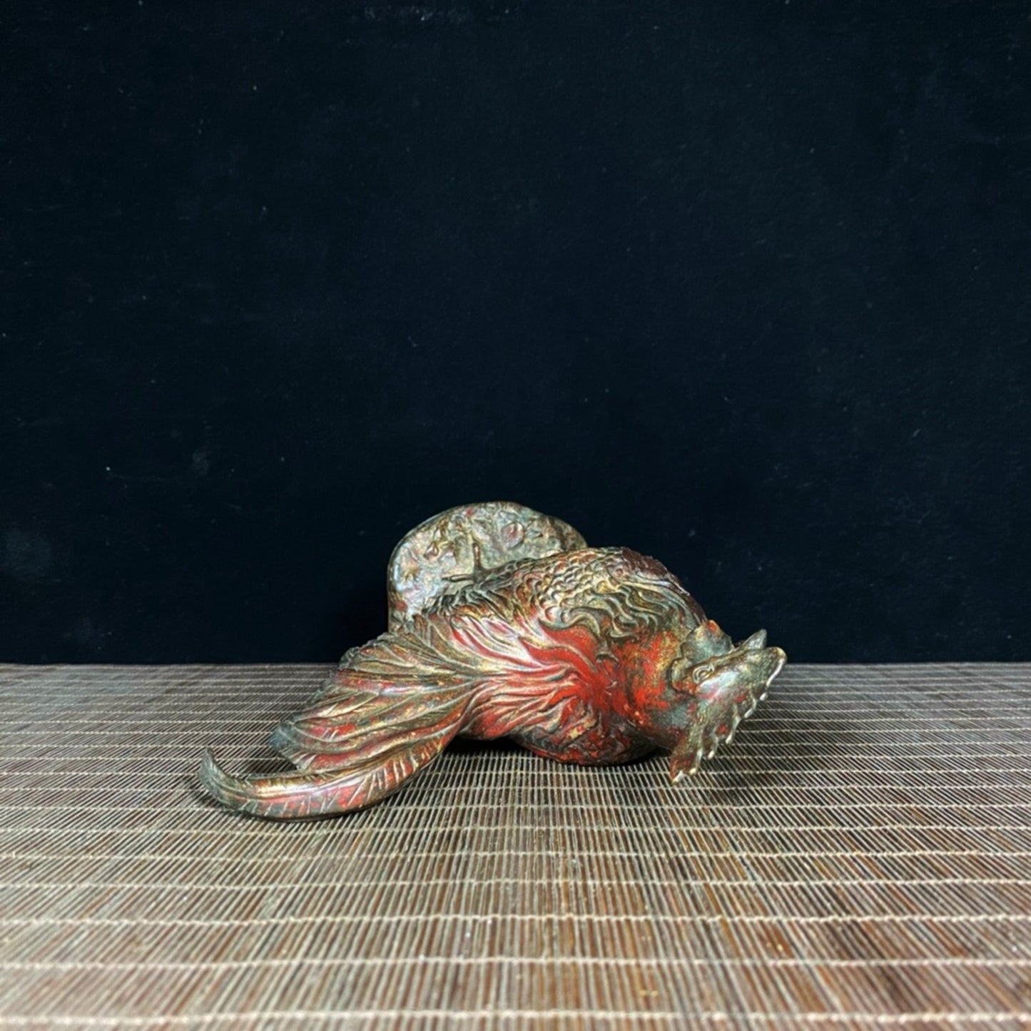 Old Copper Fetal Mud Gold Big Rooster