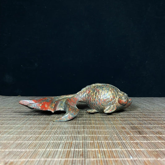 Old copper tire mud goldfish