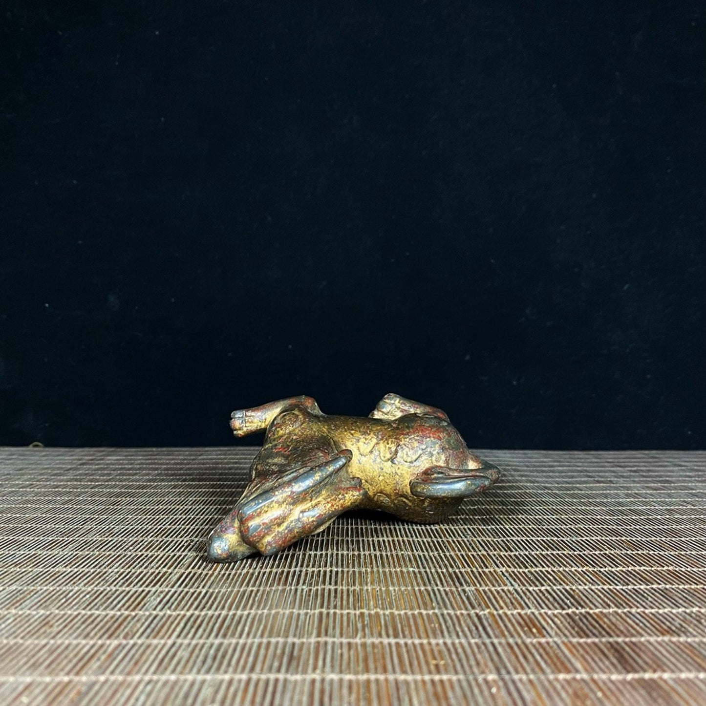 Old copper tire mud gold Pixiu