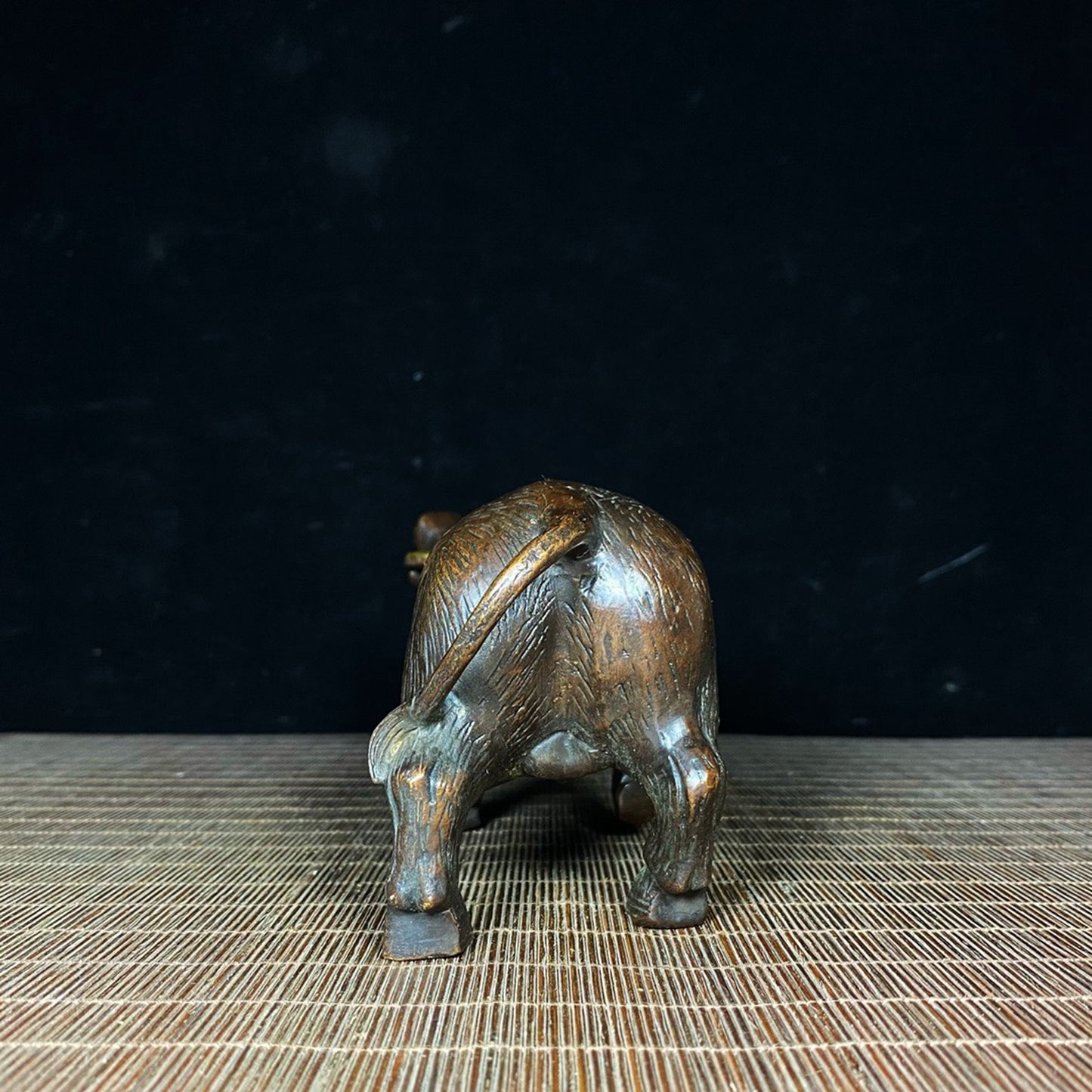 Pure copper gilded water buffalo