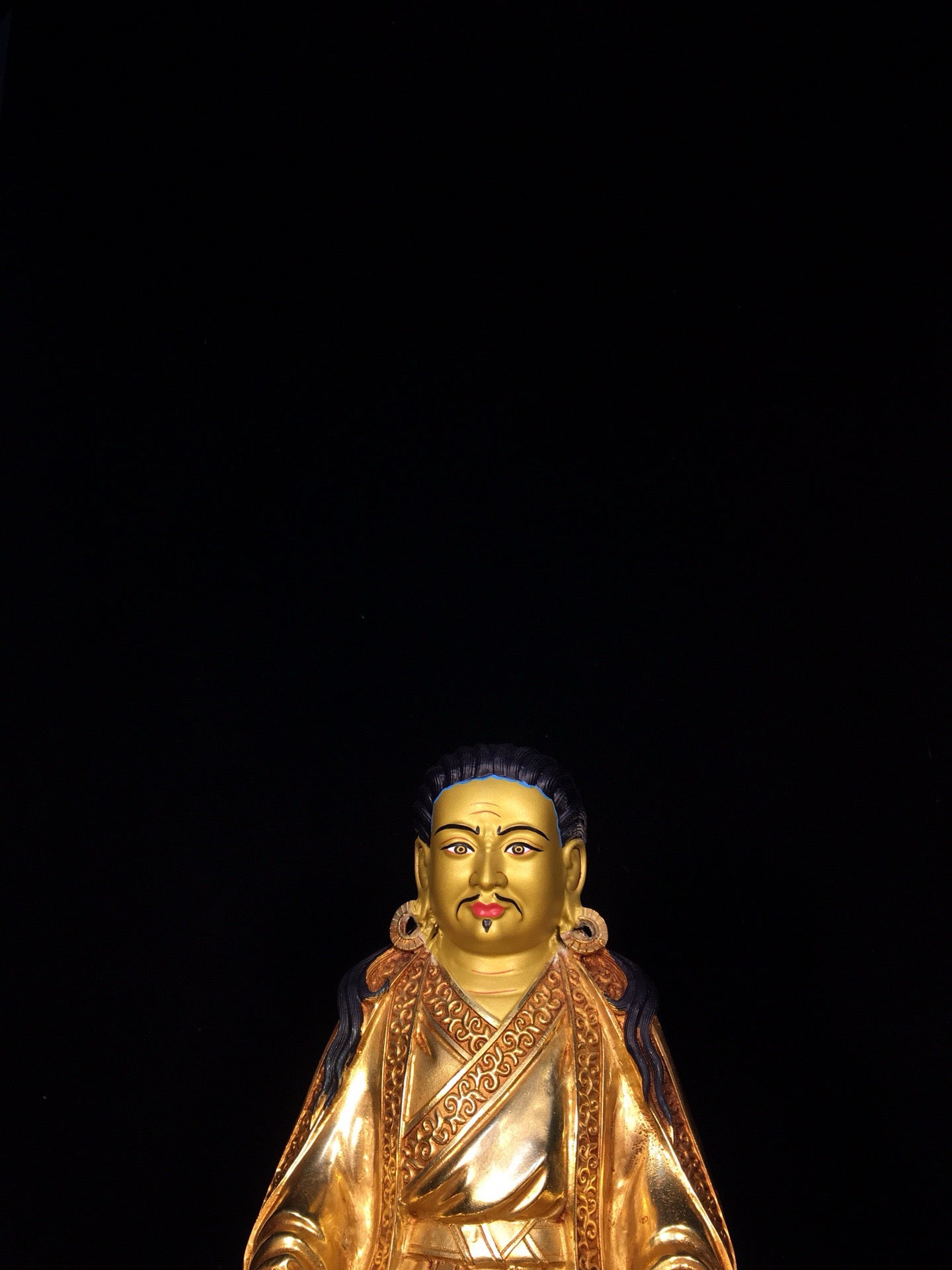Chinese Antique Pure Copper Martha Master