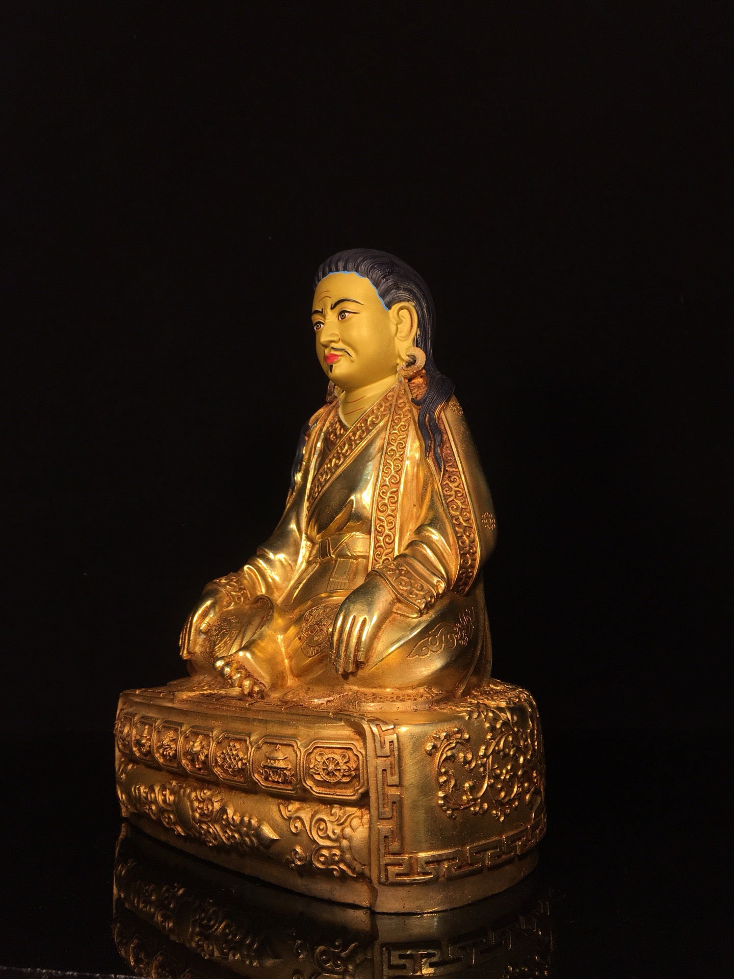Chinese Antique Pure Copper Martha Master