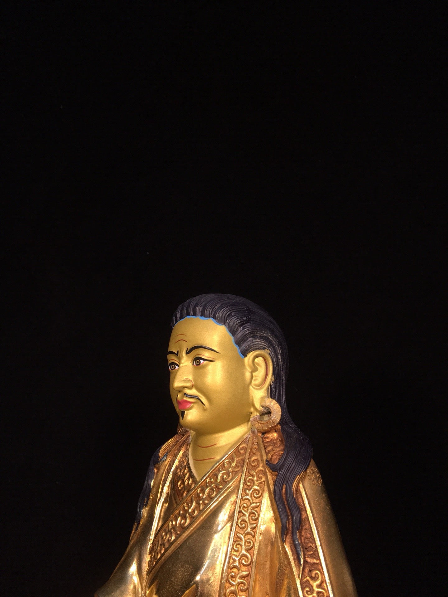 Chinese Antique Pure Copper Martha Master