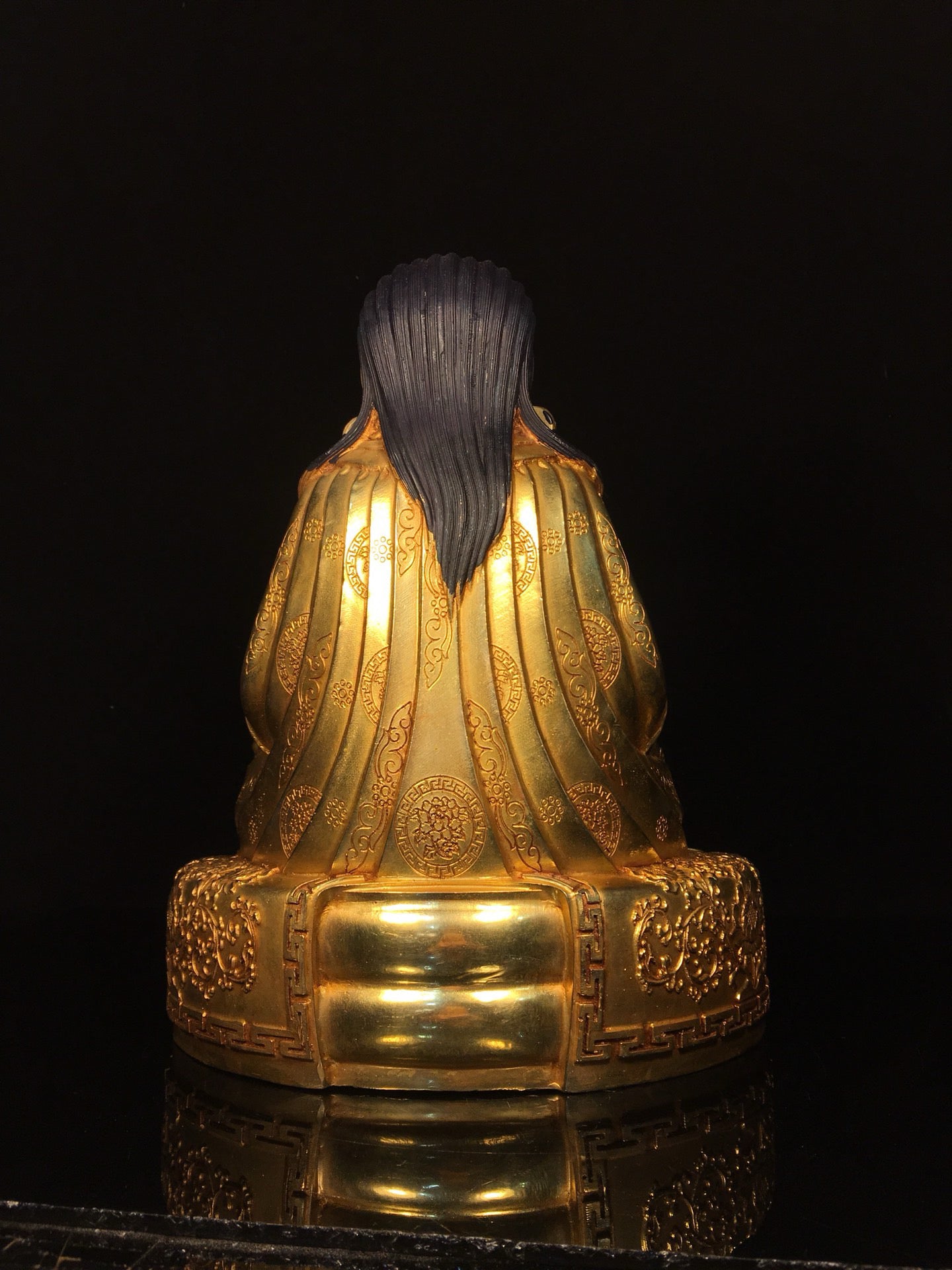 Chinese Antique Pure Copper Martha Master