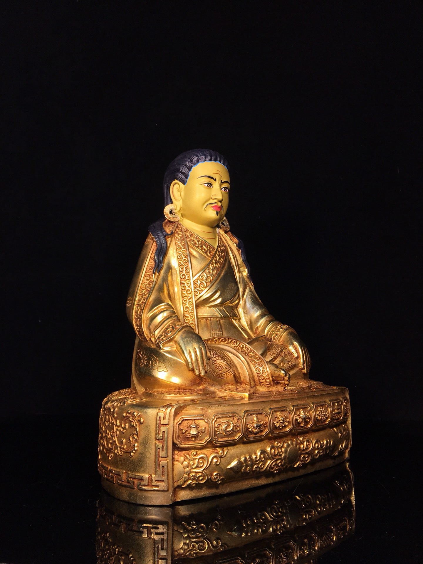 Chinese Antique Pure Copper Martha Master