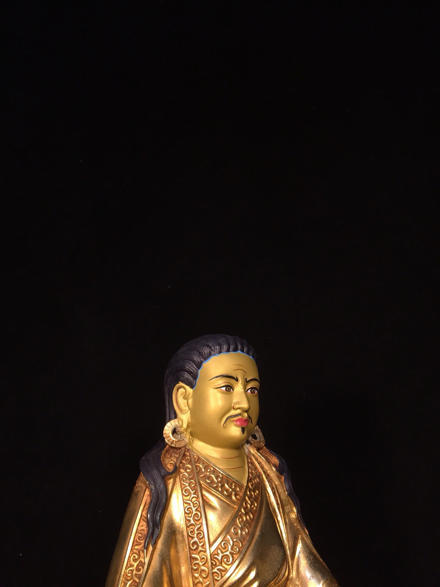 Chinese Antique Pure Copper Martha Master