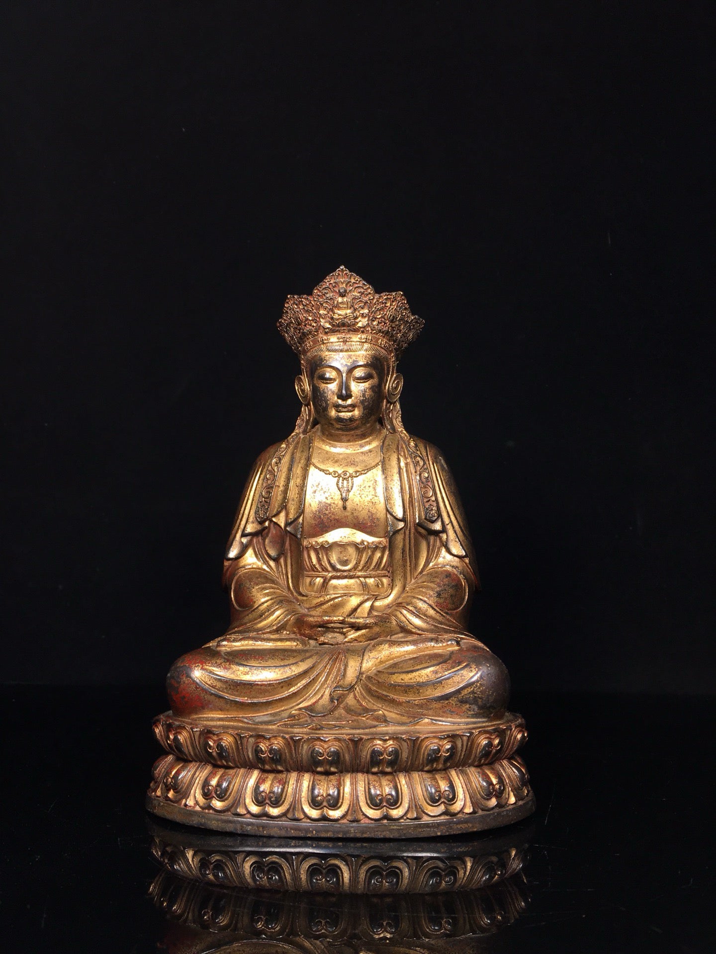 Chinese Antique Avalokitesvara Bodhisattva Statue