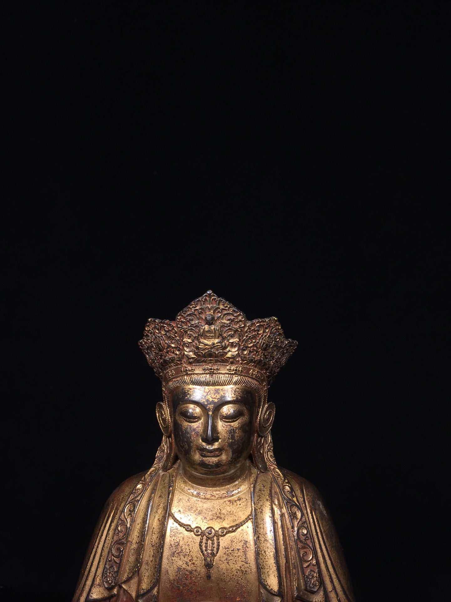 Chinese Antique Avalokitesvara Bodhisattva Statue