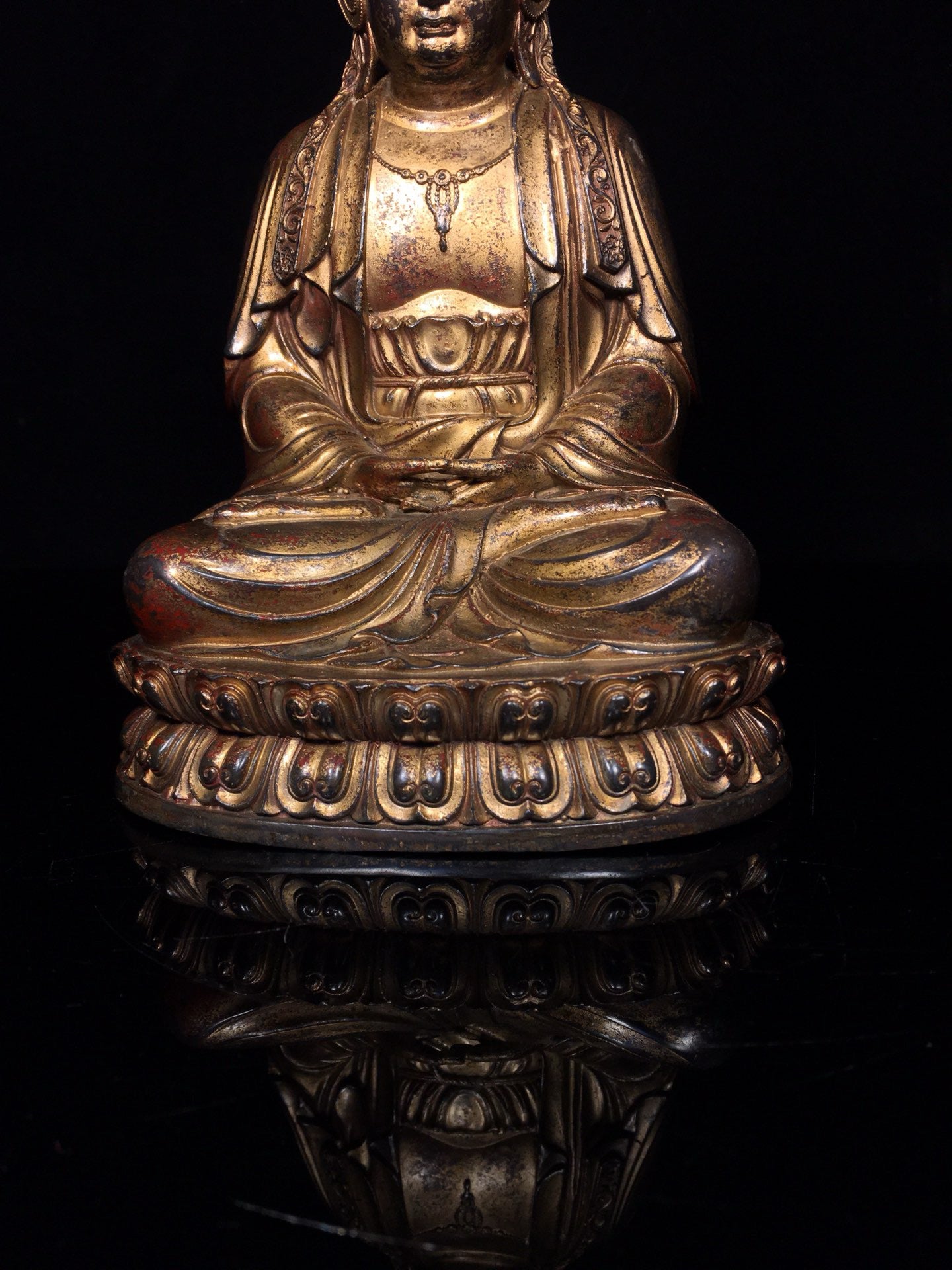 Chinese Antique Avalokitesvara Bodhisattva Statue