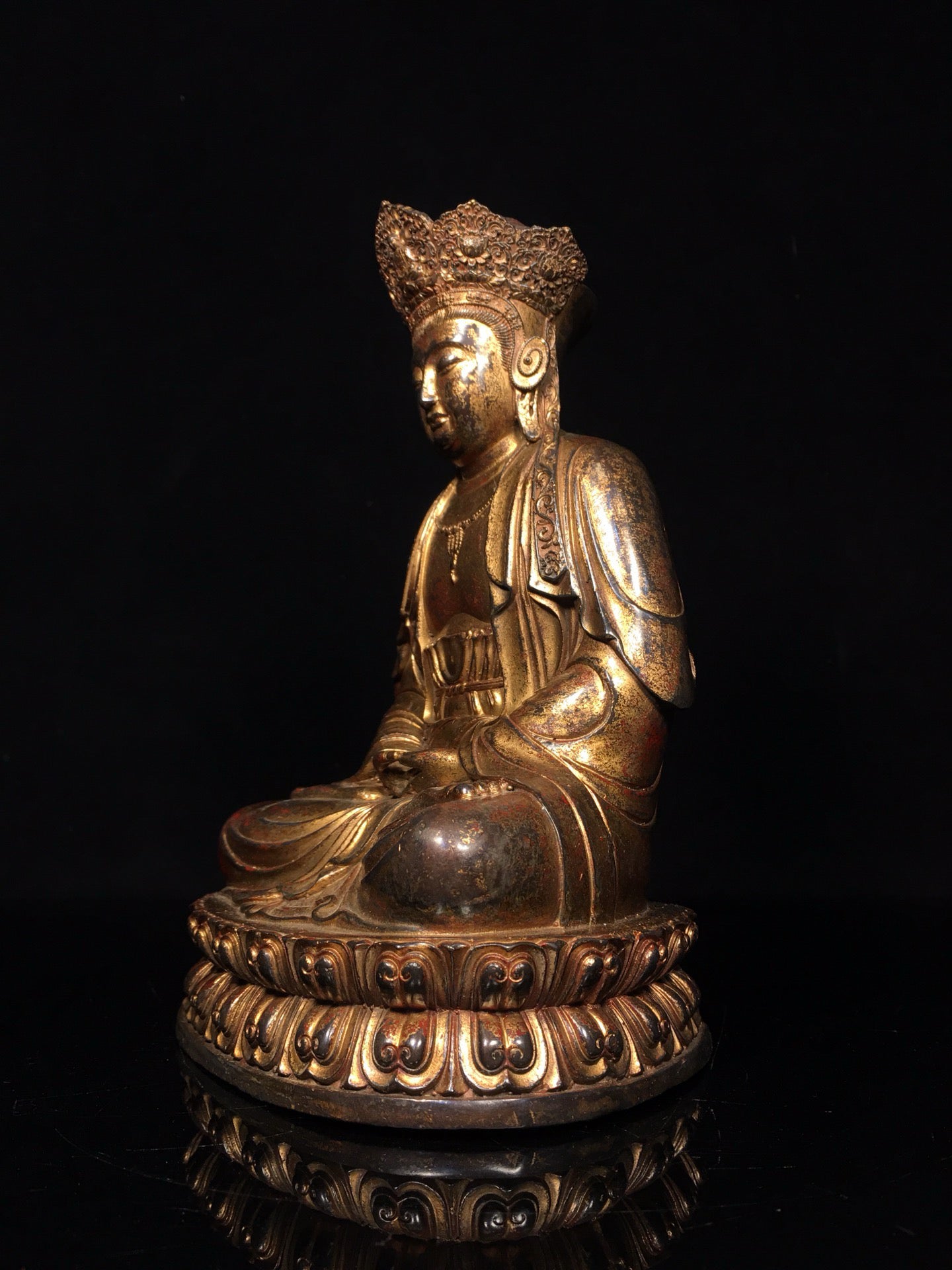 Chinese Antique Avalokitesvara Bodhisattva Statue