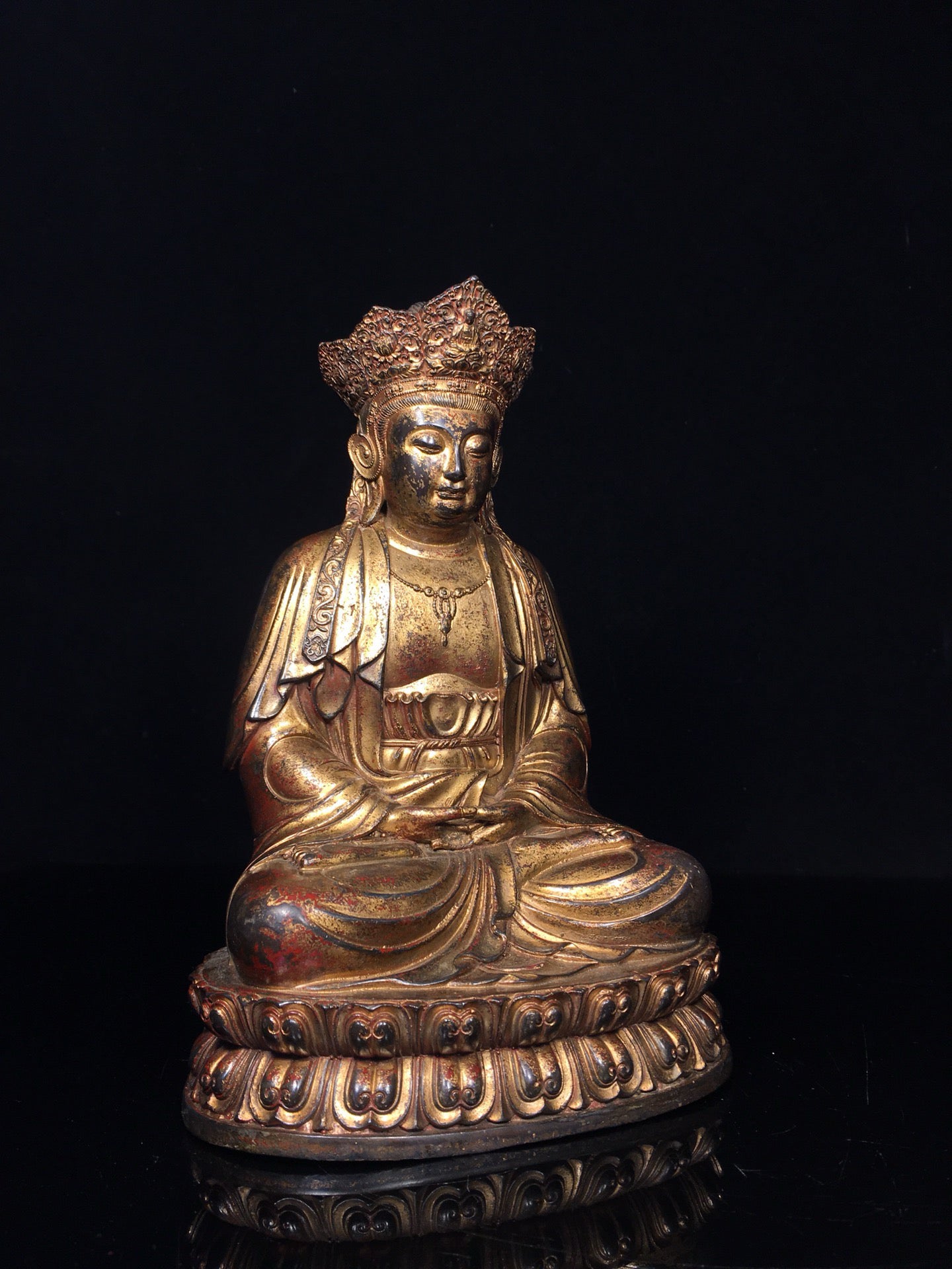 Chinese Antique Avalokitesvara Bodhisattva Statue
