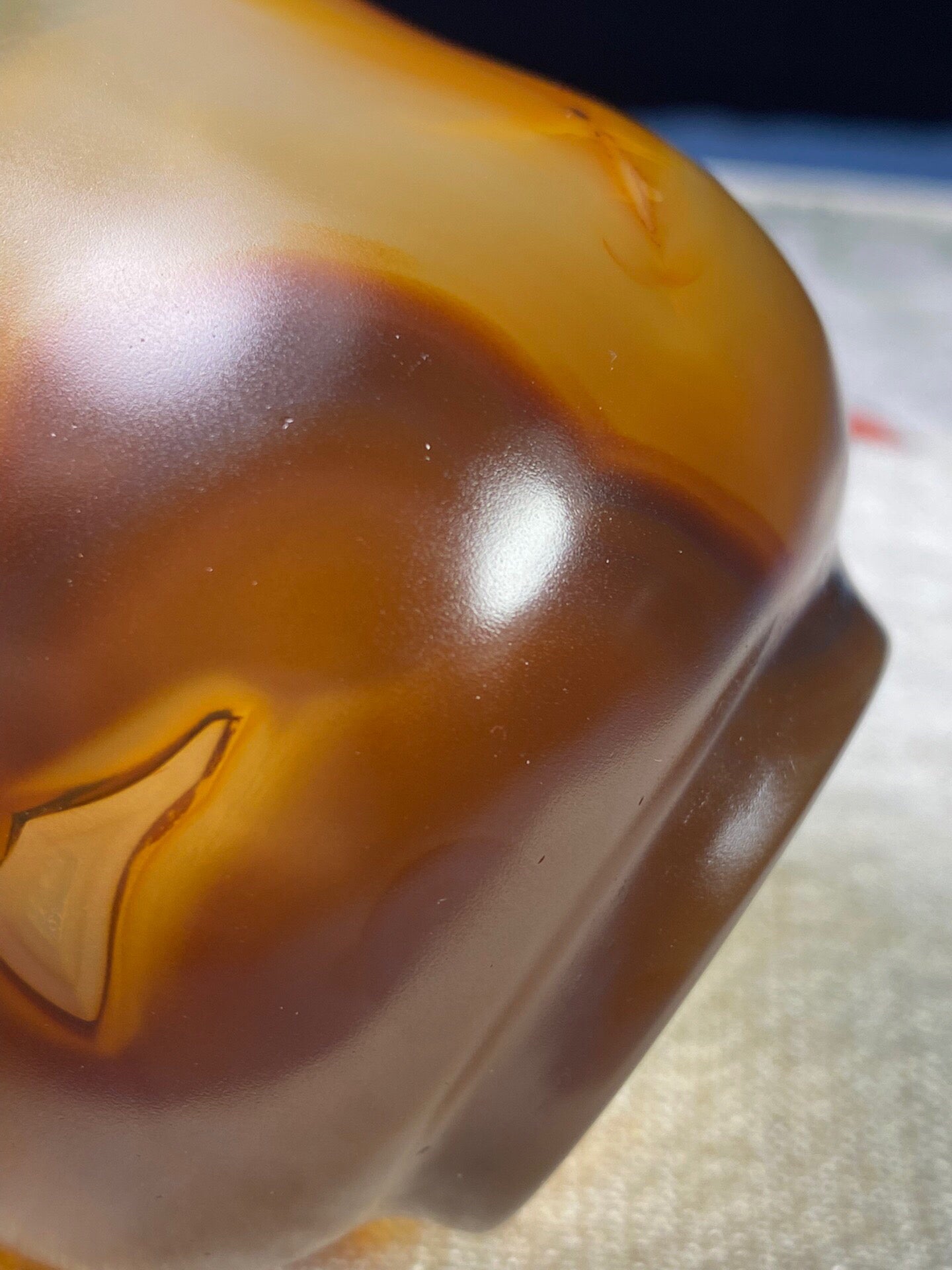 Chinese antique agate carved cup