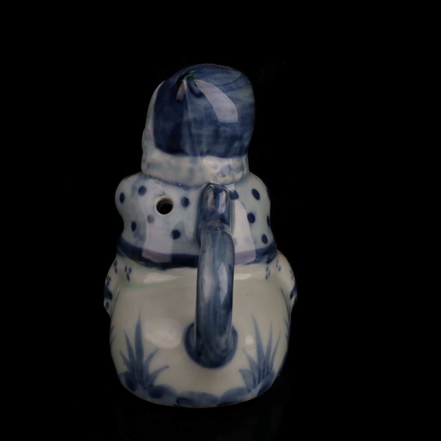 Ceramic Blue and White Boy Tiger Little Water Drop
