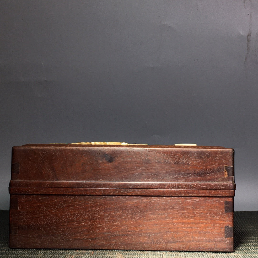 Hua Li Mu Bai Bao inlaid multi treasure box