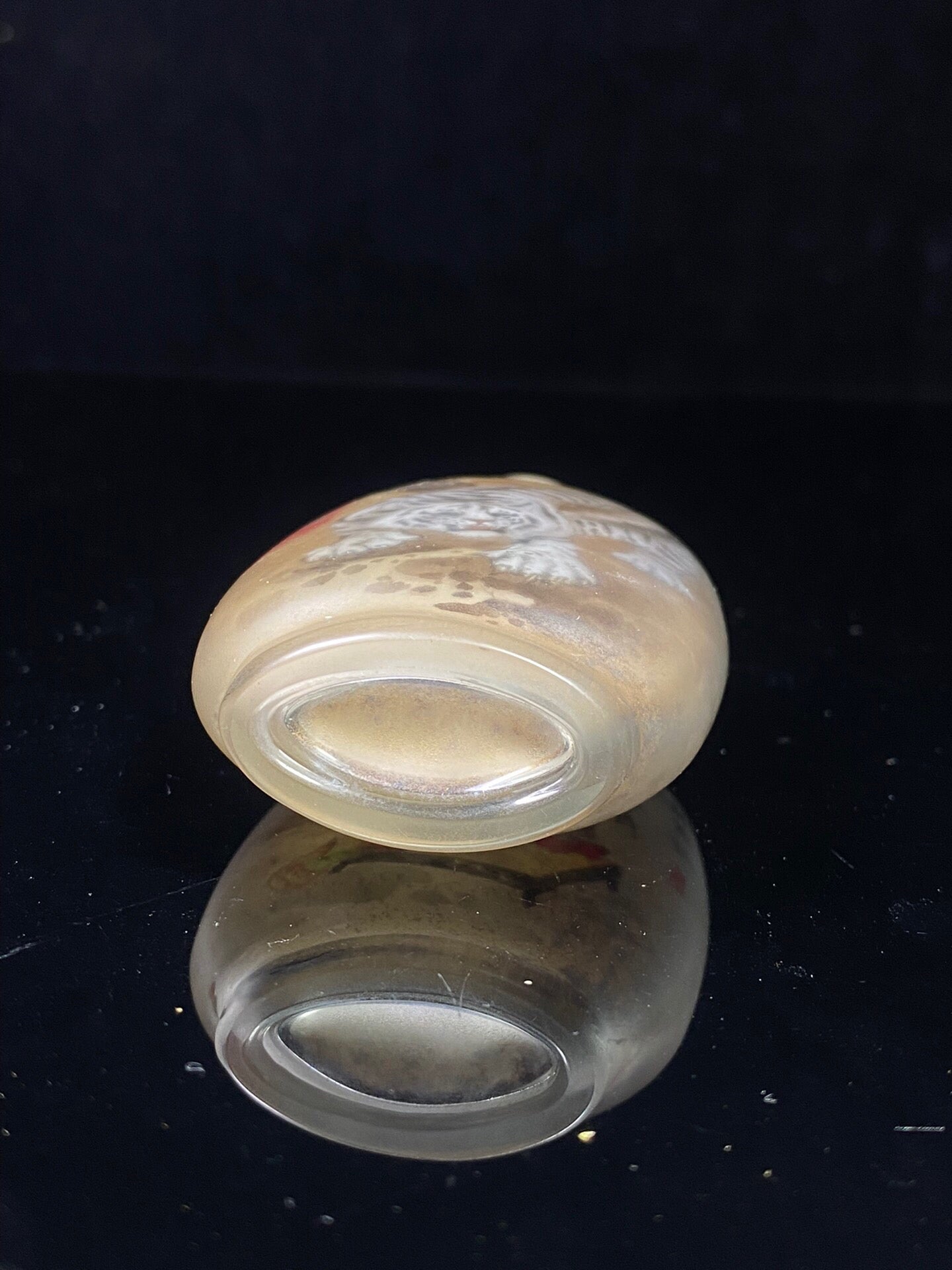 Chinese antique glass snuff bottle