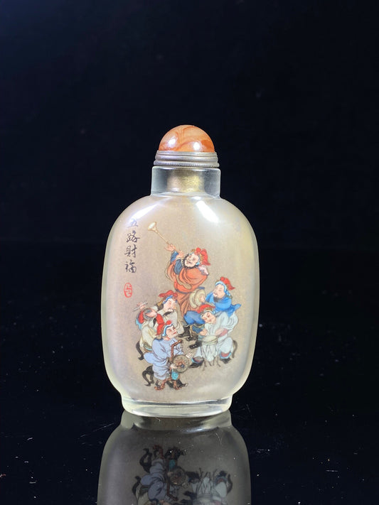 Chinese antique glass snuff bottle