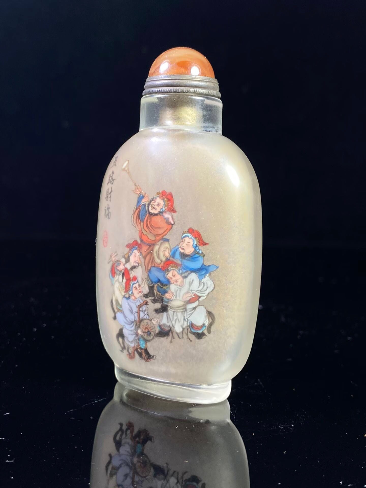 Chinese antique glass snuff bottle