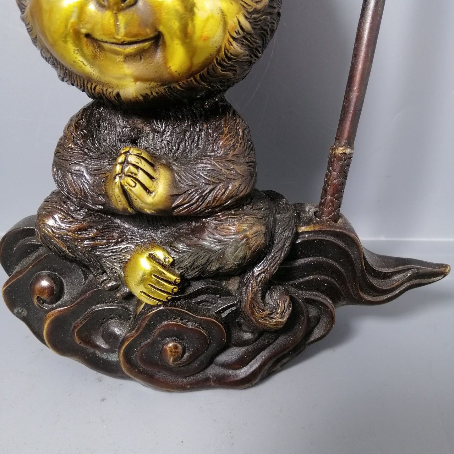 Chinese antique pure copper Sun Wukong ornaments