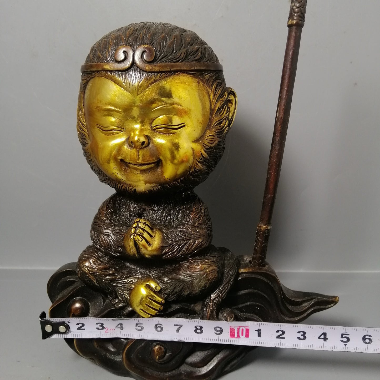 Chinese antique pure copper Sun Wukong ornaments