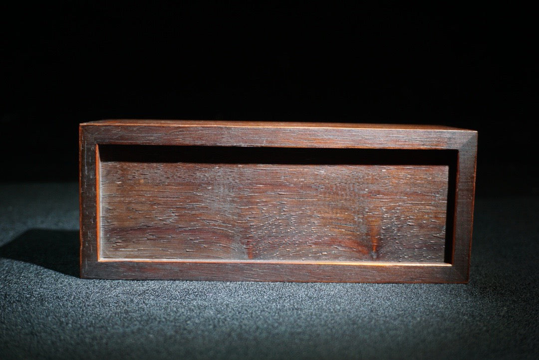 Pear wood inlaid jewelry sliding box