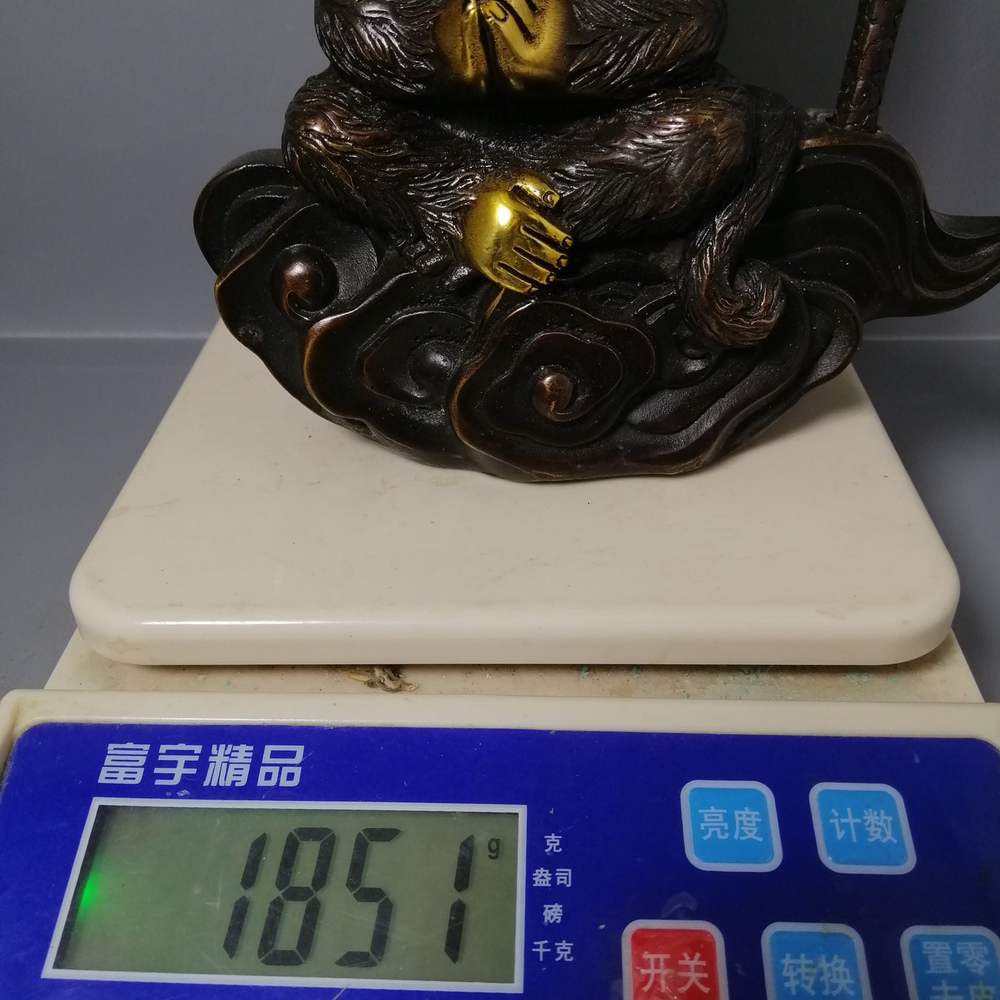 Chinese antique pure copper Sun Wukong ornaments
