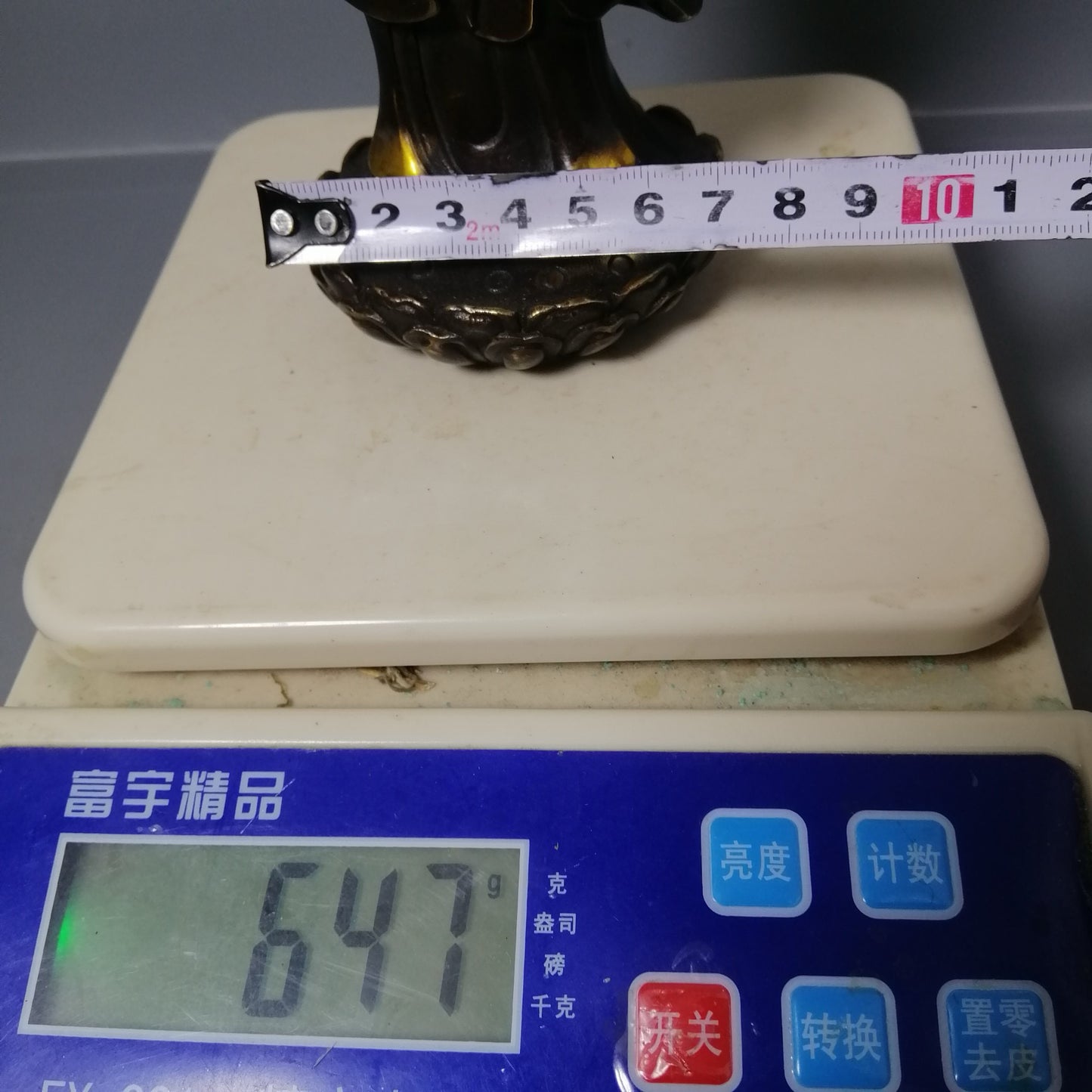 Chinese antique pure copper Guanyin ornaments