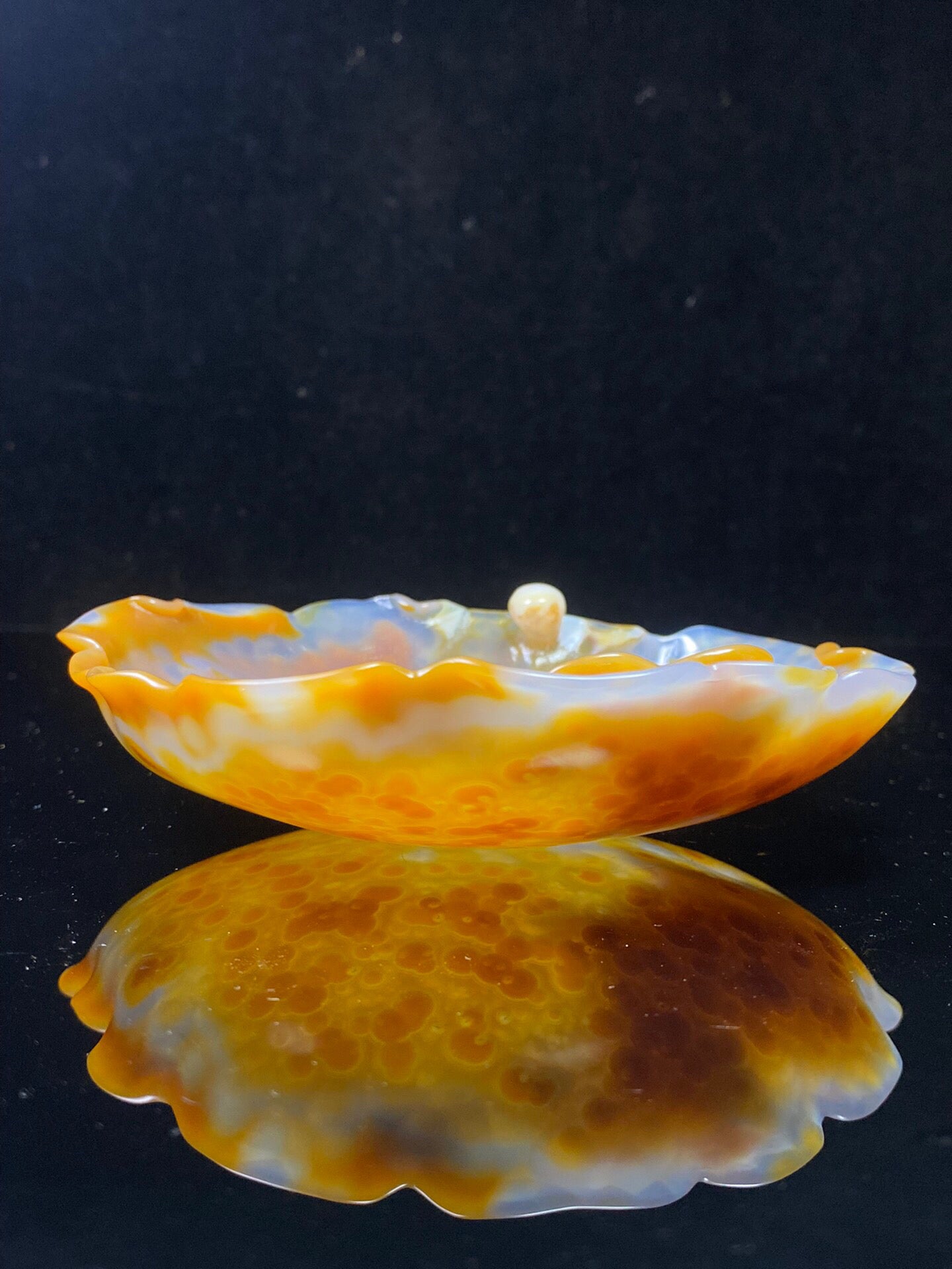 Chinese antique agate washed with water