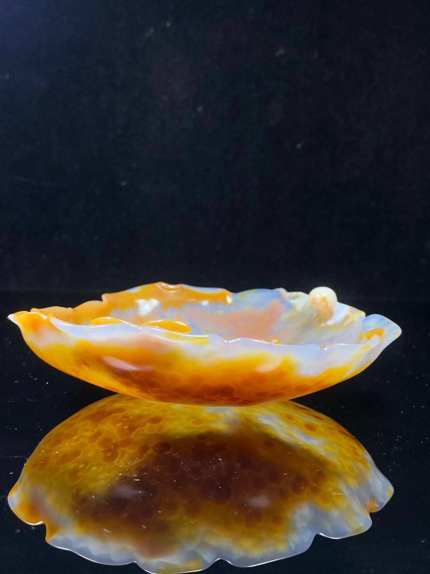 Chinese antique agate washed with water