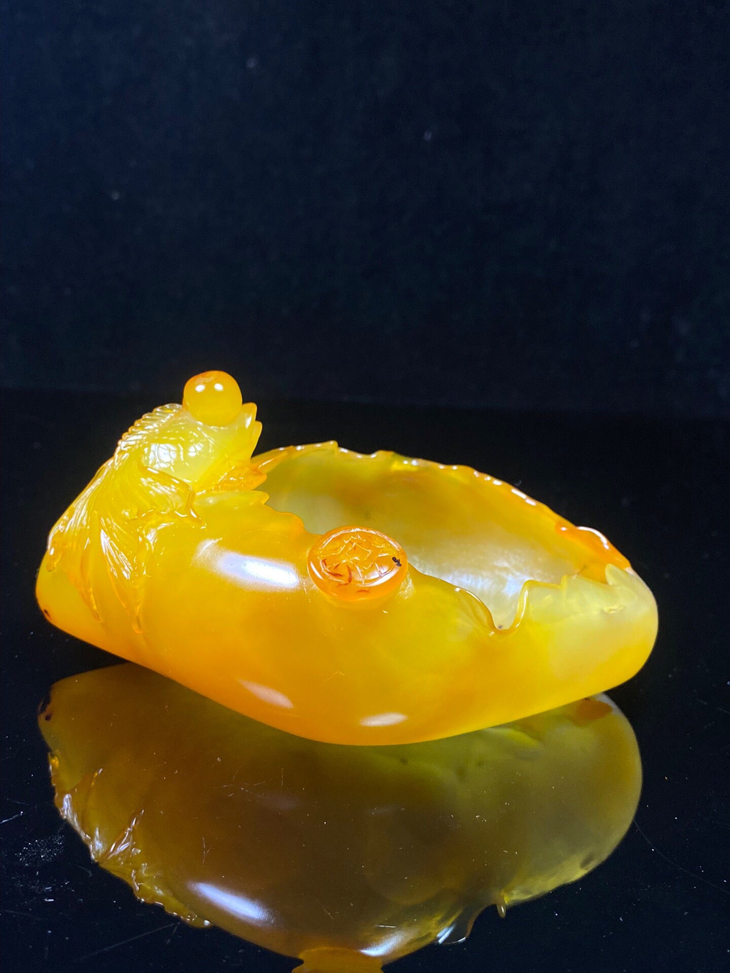 Chinese antique agate washed with water