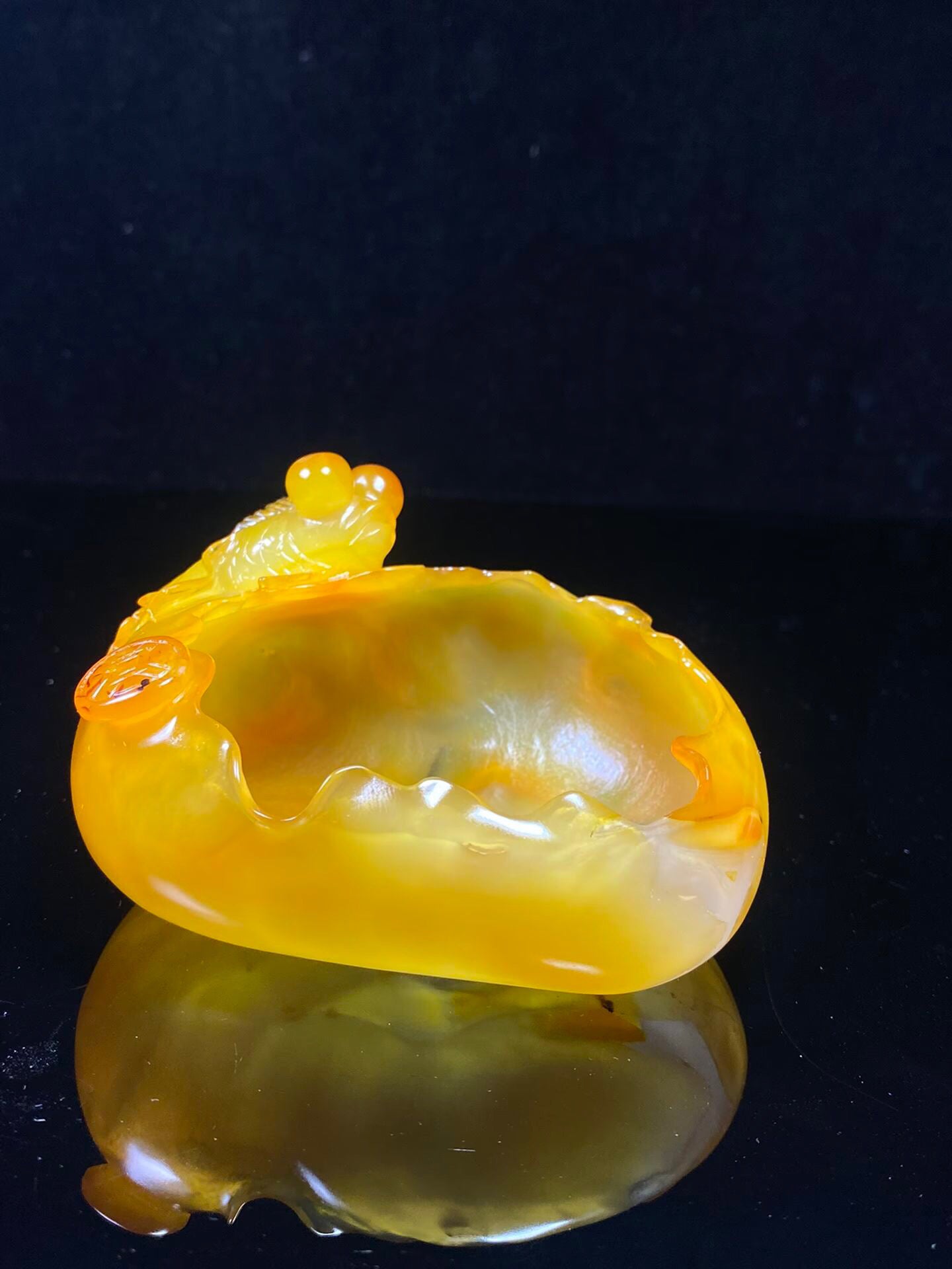 Chinese antique agate washed with water