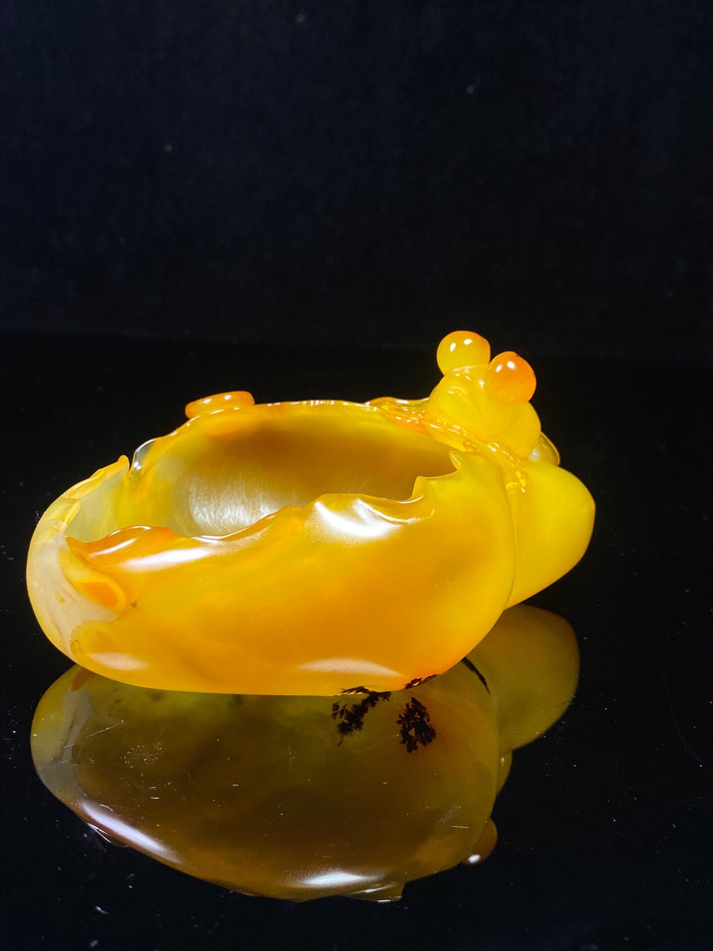 Chinese antique agate washed with water